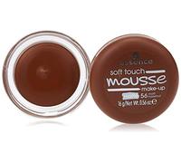 Essence soft touch mousse make-up, make up, fondotinta, n. 56, nocciola opaca, marrone, per pelli miste, per pelli impure, vegane, senza profumo, senza alcool (16 g)