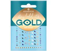 essence stay bold, it's GOLD adesivi unghie, coprenza, risultato immediato, semplice da struccare (88pcs)