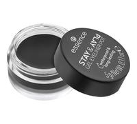 essence | Stay & Play Gel Eyeliner Pot | Impermeabile, a lunga tenuta, altamente pigmentato | Vegano e cruelty free 01 | Nero