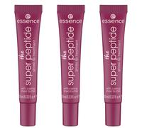 essence the super peptide Gloss Lip Treatment, lucidalabbra n. 08, rosa, lisciante, con vitamine, nutriente, vegano, senza parabeni, senza particelle di microplastica, senza nanoparticelle, confezione