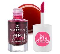 essence WHAT A TINT! lip & cheek tint Vegano 01 Kiss from a Rose 4,9 ml | Tinta e Blush Liquido Labbra e Guance, Colore Modulabile, Finitura Naturale, Lunga Durata, Texture Leggera e Fluida