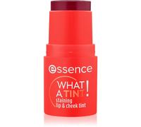 essence - WHAT A TINT! staining lip & cheek tint Blush 5 g Rosso unisex