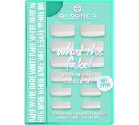 essence what the fake! PRESS-ON NAILS set manicure, lunga durata, correttore, asciugatura rapida, naturale, lucida (28pcs)