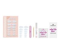 essence what the fake! PRESS-ON NAILS set manicure, lunga durata, correttore, asciugatura rapida, lucida, brillante (28pcs)