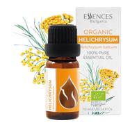 Essences Bulgaria Olio Essenziale di Elicriso Biologico 10 ml | Helichrysum italicum | 100% Puro e Naturale | Non Diluito | Grado Terapeutico | Fattoria a Conduzione Familiare | Distillato a Vapore