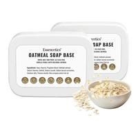 Essencetics 2,2 kg (5 lb) sapone alla glicerina biologica, base di sapone crudo Melt and Pour, base di sapone grezzo, senza SLS, blocco di sapone per versare sapone opaco Oatmeal Soap Base