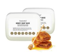 Essencetics Base di sapone al miele biologico da 2,2 kg per la produzione di sapone - senza SLS & SLES - Sapone grezzo per versare sapone - Sapone fai da te con blocco di sapone - Melt and Pour Soap