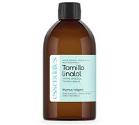 Essenciales - Olio Essenziale di Timo Linanolo BIO, 100% Puro e Naturale, con Certificato Ecologico, 500 ml | Olio Essenziale Thymus Vulgaris