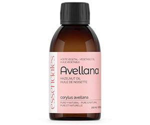 Essenciales - Olio Vegetale di Nocciola BIO, 100% Puro e Certificato Ecologico | Olio Vegetale di Corylus Avellana con 1ª Spremitura a Freddo, 200 ml