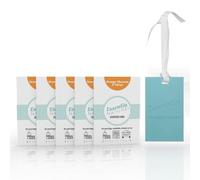 ESSENTIA Card Profumate in Silicone, Ideali per Profumare Armadi, Cassetti, Borse, Auto (Fragranza Agrumi e Zagara, Confezione da 5)