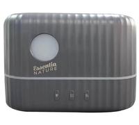 ESSENTIA Diffusore Oli Essenziali ad Ultrasuoni per Ambienti, Serie Flame, LED giallo, Serbatoio da 200ml, funzionamento continuo o intermittente, con cavo USB, spegnimento automatico (Colore Nero)