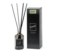 ESSENTIA Profumatore per Ambienti Linea Luxury | Home Fragrance | Cembro Prezioso | 500 ml | Diffusore con Profumo | Diffusore Oli Essenziali | Vetro Fumè con Bastoncini in Tinta, Etichetta in Tessuto