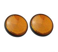 Essential Accessories - Set di 2 catarifrangenti anteriori per forcella da moto, realizzati in plastica resistente