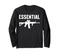 Essential AR15 Rifle Pro 2A - Felpa con cappuccio Maglia a Manica