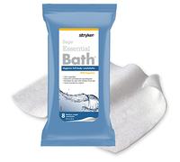 Essential Bath - Salviette per la pulizia del bagno, 6 confezioni da 48 pezzi, senza risciacquo, ultra spesso, ipoallergeniche