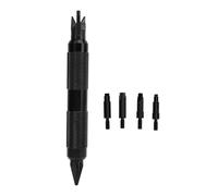 Essential Deburring Edge Cleaning Tool Quick Removal of Burrs Flashes Sharp Edges on Metal Plastic Wood Must Have Hand Tool for Post Processing Finishing Work (Nera)