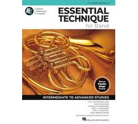 Essential Elements for Band - F Horn Book 3. Include Media-online: With Eei