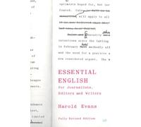 Sir Harold Evans Crawf – Essential English for Journalists, Editors and Writers – Tascabile