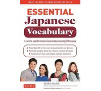Essential Japanese Vocabulary What You Need to Know Before You Speak!