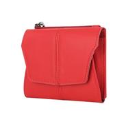 Essential PU Leather Travel Accessory Blocking Wallet Blocking Coin Purse Case, Rosso, Bohemian