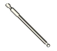 Essential - Punta esagonale magnetica da 100 mm, 1 pezzo per H2 5 a H8, gambo esagonale da 6 35 mm, per lavori domestici e automobilistici (H6)