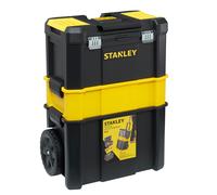 Essential Rolling Workshop Toolbox unità impilabili 3 in 1 soluzione portatile