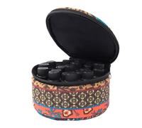éssential - Scatola portaoggetti per olio rotonda éssential, organizer per smalto per unghie, organizer per bottiglie di olio éssential, custodia per il trasporto di olio éssential, supporto per
