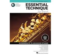 Essential Tecnique for Band - Sassofono contralto in Mib Libro 3 con risorse EEi Online | Metodo per Sassofono contalto in Mib | Canzoniere e Spartiti ... e Repertorio aggiornato: With Eei
