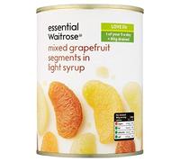 Essential Waitrose misti segmenti di pompelmo in sciroppo 540g
