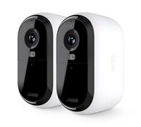 Telecamera di sicurezza Arlo Essential sorveglianza per esterni 2K 2K, set da 2 [VMC3250-100EUS]
