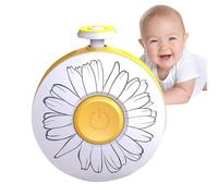 Essentiall - Tagliaunghie per bambini, lima elettrica ricaricabile, set manicure delicato, tagliaunghie di sicurezza, per la cura delle unghie con morbide testine di macinazione, strumento per la