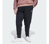 ESSENTIALS 3-Stripes PANTALONI JOGGER (Curvy) Black / White 2X