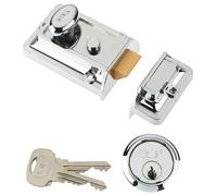 Essentials Arresto Sicurezza Notte Chiavistello, 60mm Interasse - YES-NL-CH