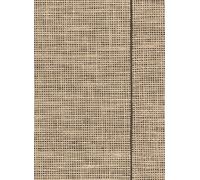 Essentials by Arte International Carta da parati Le Raphia Tisse - Black Natural