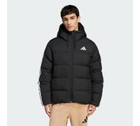 adidas Giacca da uomo Essentials Climawarm 3 strisce piumino piumino con cappuccio cappotto