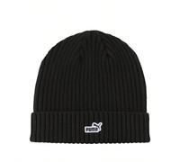 Essentials Men Ribbed Black Beanie Black Tagli UnicaLettere,Colore unicoTessuto