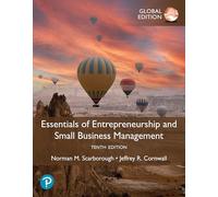 Essentials of Entrepreneurship and Small Business Management -- Global Edition