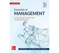 Essentials of Managment, 11th Edition