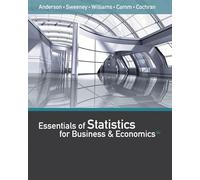Essentials of Statistics for Business & Economics