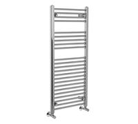 Essentials Scaldasalviette Idraulico Calorifero Bagno Termoarredo Design Piatto 1100 x 500mm Interasse: 450mm - 346 Watt Cromato