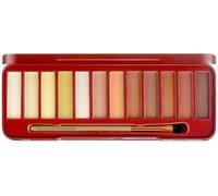 bonvoyage Essentials Sunset in Cali, Palette Ombretti con Pennello, 12 Ombretti con Formula Cremosa e Sfumabile, Tonalità Nude Glitter e Opache, e Colori Vibranti Ispirati alla California