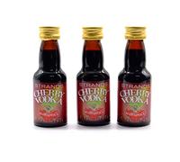 Essenza Cherry Vodka Style 3x25ml - Aroma senza alcol | Estratto alla ciliegia per vodka e cocktail | Per 2,25L di liquore aromatizzato