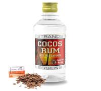 Essenza Cocos Rum Style 250ml + 20g Chips di Quercia Francese - Estratto Senza Alcol per Vodka