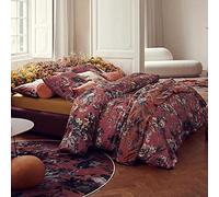 ESSENZA Home Completo Lenzuola copriletto Matrimoniale Isabel-Rosa