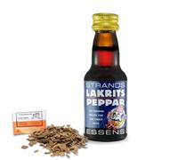 Essenza Lakrits Peppar 25ml - Senza Alcol - Prepara 0,75L - Con Chips Di Quercia Francese 20g In Omaggio