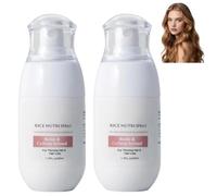 Essenza per la prevenzione della caduta dei capelli per uomo e donna, spray nutriente al riso, riduce la caduta dei capelli, naturale, rinfrescante e non untuoso