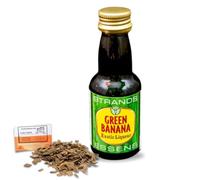 Essenza Stile Banana Verde 25ml - Senza Alcol - Prepara 0,75L - Con Chips Di Quercia Francese 20g In Omaggio