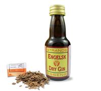 Essenza Stile Dry Gin Inglese 25ml - Senza Alcol - Prepara 0,75L - Con Chips Di Quercia Francese 20g In Omaggio