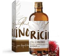 ESSENZE OLIO DI RICINO 100Ml Puro Al 100% Naturale Castor Oil, Pressato a Freddo