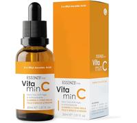 Essenze - Siero Viso Vitamina C 30ml - Antirughe, Illuminante e Antimacchie - Idratante e Rassodante - Pelle Sensibile e Rivitalizzata - Assorbimento Rapido